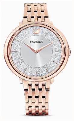 Swarovski 结晶|镀玫瑰金钢手链|闪光表盘 5544590