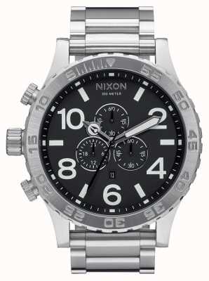 Nixon 51-30计时|黑色|不锈钢手链|黑色表盘 A083-000-00