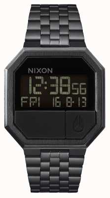 Nixon 重新运行全黑|数码|黑色ip钢手链 A158-001-00