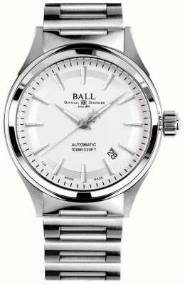 Ball Watch Company 消防员的胜利|钢手链|白色表盘| 40毫米 NM2098C-S4J-SL