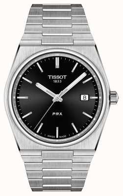 Tissot 男士PRX 40毫米石英黑色表盘 T1374101105100
