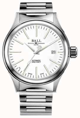 Ball Watch Company 消防员企业自动腕表 40 毫米白色表盘 NM2098C-S20J-WH