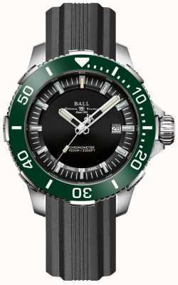 Ball Watch Company Deepquest 陶瓷绿色表圈橡胶表带 DM3002A-P4CJ-BK