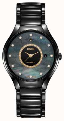 RADO 真正的世界大花园黑色珍珠母贝表盘 R27109742