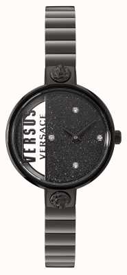 Versus Versace Rue denoyez 黑色闪光表盘手表 VSPZV0521