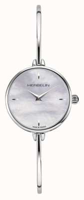 Michel Herbelin Fil 女士珍珠母贝表盘不锈钢表链 17206/B19