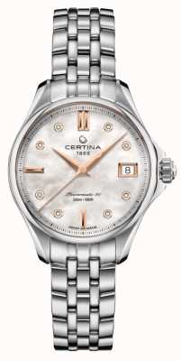 Certina Ds action Lady镶钻珍珠母贝表盘腕表 C0322071111600