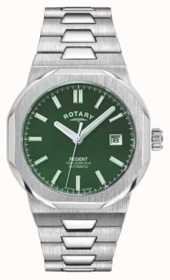 Rotary Sport Regent 自动上链腕表（40 毫米）绿色表盘 / 不锈钢表链 GB05410/24