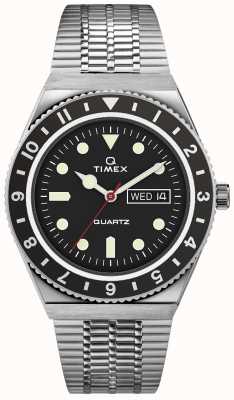 Timex Q 潜水员灵感 sst case 黑色表盘 sst band TW2U61800