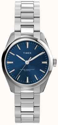 Timex Highview 蓝色表盘不锈钢表链 TW2V26300
