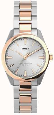 Timex Highview 两色调玫瑰金色调镀金手表 TW2V26500