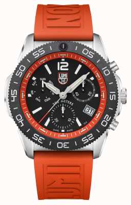 Luminox 太平洋潜水员计时码表黑色/橙色 - 44 毫米潜水员 XS.3149