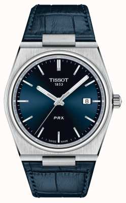 Tissot Prx 40 205 |蓝色表盘 |蓝色皮革表带 T1374101604100