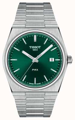 Tissot Prx 40 205 |绿色表盘 |不锈钢手链 T1374101109100