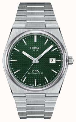 Tissot Prx powermatic 80 40mm 自动绿色/银色 T1374071109100
