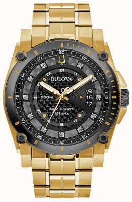Bulova Precisionist 钻石 46 毫米镀金 98D156