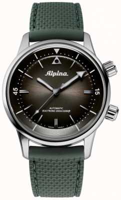 Alpina 海强 |自动 |黑色表盘|绿色硅胶表带 AL-520GR4H6