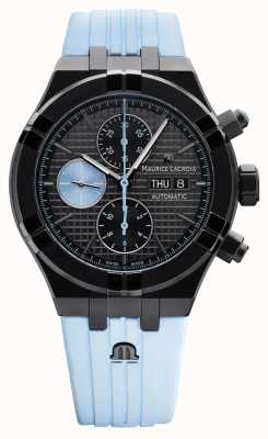 Maurice Lacroix Aikon 自动计时码表冲刺蓝色橡胶表带 AI6038-DLB01-330-4