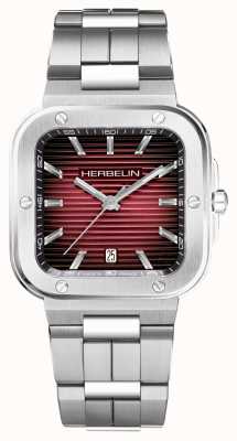 Herbelin Cap camarat 红色渐变长方形表盘腕表 12246B18