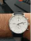 Customer picture of Junghans Form c chronoscope 小牛皮黑色表带 41/4770.00